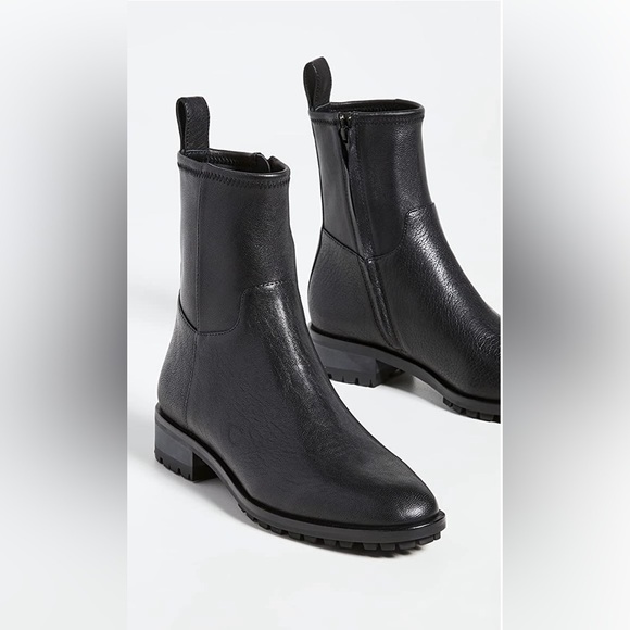 Loeffler Randall Dakota Lug-Sole Slim Ankle Boot In Black Leather, Size 6.5 - Picture 12 of 12